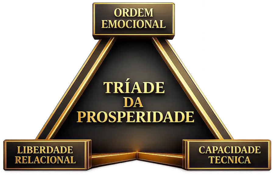 Tríade da Prosperidade: ordem emocional, liberdade relacional e capacidade técnica